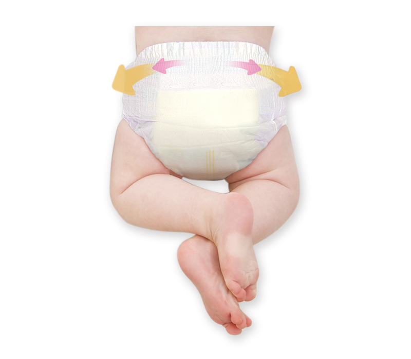 Extra-wide Waistband Baby Diaper manufacturer